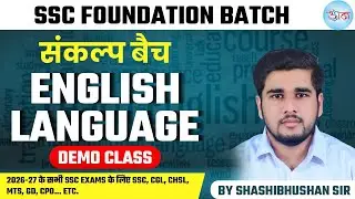 SSC CGL CHSL + Railway || English  Class|| DEMO LECTURE -03||CLASS BY - Sharma SIR