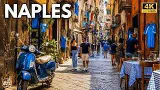 Naples, Italy 4K UHD SUMMER Walk 🇮🇹 | Spanish Quarter, Galleria Umberto & Historic Sights