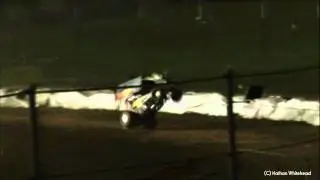 Grant Tunks Crash - Sydney Speedway 3-12-11