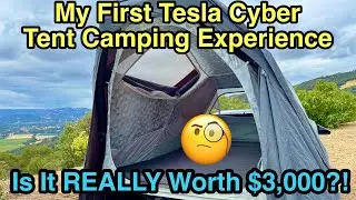 Tesla Cyber Tent Camping Review - [Official Cybertruck Accessory Review]