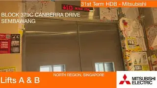 HDB Block 379C Canberra (Sembawang) || Mitsubishi Elevator