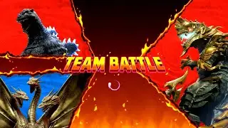Gigabash | Godzilla & Rawa vs King Ghidorah