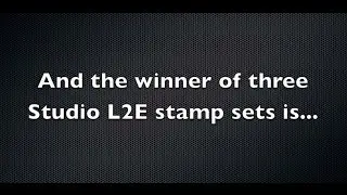 The winner of my Studio L2E giveaaway