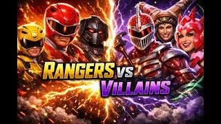 Power Rangers Jason,Gia and Mastadon sentry vs Lord Zedd, rita and Poisandra