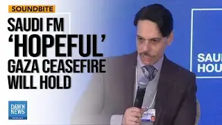 Saudi Foreign Minister &lsquo;Hopeful&rsquo; Gaza Ceasefire Will Hold | Dawn News English