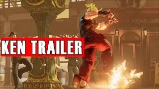 Street Fighter V -  Ken Gameplay Trailer Streez Fighter 5 PS4