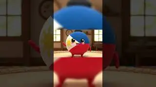 Tiny Shiko Stomps! Cute Countryballs Sumo Training Montage (4K) #Shorts