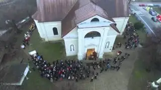 Wielkanoc 2016 - Osiek (woj.świętokrzyskie)  z lotu ptaka