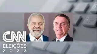 Pesquisa Quaest para presidente: Lula tem 52% dos votos v&aacute;lidos; Bolsonaro, 48% | CNN S&Aacute;BADO
