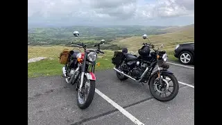 Royal Enfield 350's do LLandovery and the Black Mountain Pass The A4069