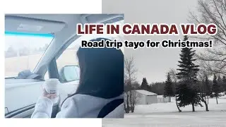 Life in Canada Vlog : Road trip attempt Part 2: Christmas travel with fam 🤍🎅🎄
