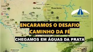 Caminho da Fé - Chegamos em Águas da Prata para encarar o desafio de pedalar 310 km em 4 dias