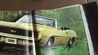 1969 Chevrolet Chevy Car Dealership Brochure Marketing Ads Camaro on My Car Story with Lou Costabile