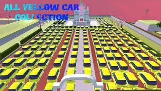All Yellow car collection at Secret Church|| Sakura School Simulator|| Car collection Super sar 😱