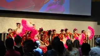 fan dance - NY Chinese Cultural center at David Rubinstein Atrium/Lincoln Center