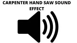 Handsaw Sound of Royalty free sound effects of industrial carpenter using hand saw to cut timber