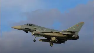 Eurofighter Highspeed Überflüge / Landungen TLG 74 Fliegerhorst Neuburg