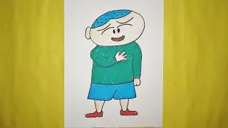 how to draw masao sato || shin chan cartoon