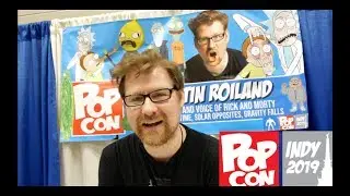 INDY PopCon Convention 2019 VLOG + Justin Roiland EXCLUSIVE Interview Creator of Rick & Morty