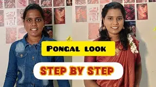 💄Pongal look(step by step)@jaya_lakshu 
