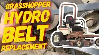HOW TO REPLACE THE HYDRAULIC DRIVE BELT ON JUST ABOUT ANY MOWER