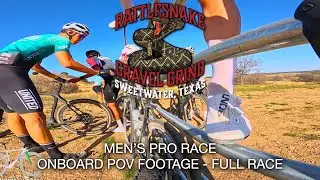 Rattlesnake Gravel Grind Men's Pro Race // POV Onboard Full Race