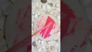 What happens when magenta meets orange? 🔥#magenta #orange #asmrcolormixing