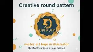 The EASIEST Way to Design Creative Round Patterns (Illustrator Tutorial)