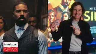 Michael B. Jordan Responds to Tom Cruise Seeing 'Sinners' in a Movie Theater | THR News