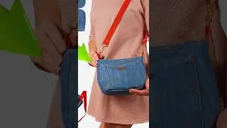 Upcycle jeans into shoulder bag! Miarti👜✂️