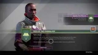 Destiny 2.0 - Legend Of The Warlock - Path Of The Voidwalker (Ikora - The Taken King)