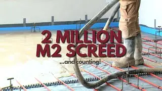 Fast Floor Screed Ltd over 2 M m2 UFH liquid screed poured nationwide #screed #mobilescreedfactory