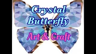 Crystal butterfly||cute crystal butterfly status #butterfly #shorts