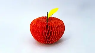 DIY Paper Apple | Paper Crafts For School | Easy Craft Ideas 🍎 | Handmade Paper Fruits
