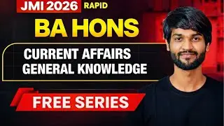Jamia BA (Hons) Political Science , History, Psychology, Geography, Entrance Exam 2026-27