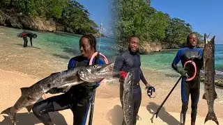 Today we made history 62 pounds Great barracuda caught 