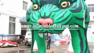 Inflatable Sport Tiger Arch Stage Show Inflatable Cartoon Mascot
