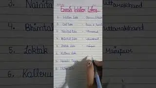 fresh water lakes ... #youtube #education #viral #yt