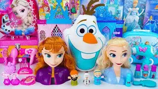 Disney Princess Toy Collection Unboxing | Disney Frozen Styling Head | Disney Frozen Elsa Doll❄️🧜&zwj;♀️