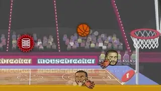 Sports Heads: Basketball Championship (Browser/Flash) - Gameplay | No Commentary