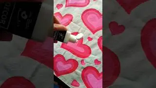 How to save acrylic/fabric painting 🤌 #varnish #acrylicpainting #fabricpainting #art #shorts