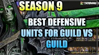 BEST DEFENSIVE UNITS FOR SEASON 9 | GUILD VS GUILD | WATCHER OF REALMS