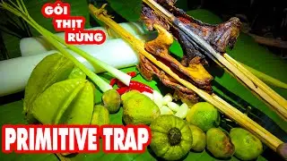 Primitive Survival Skills - Episode 4: Making Animal Traps Using Vines and Stones ✧ Suoi Ban TV