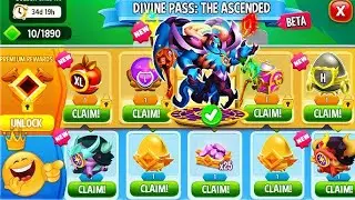 MỞ FULL DIVINE PASS VÀ REVIEW HIGH CLOAKED CRITICAL | DRAGON CITY
