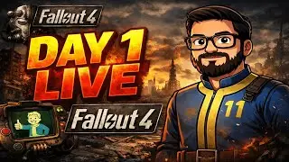 Fallout 4 FULL Playthrough LIVE - Day 1, 1st PT- Fresh Start! (3PM CT Daily)