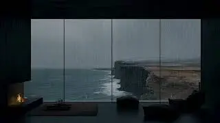 The Sound Of Heavy Rain Falling On The Country Road Makes You Sleepy - Helps Reduce Stress