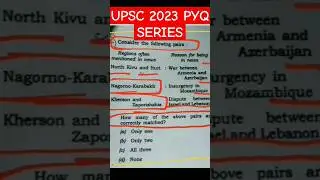 UPSC International Relation* Prelims Pyq Series #upsc2023 #upsc2024 #pyqanalysis #upscprelims #short