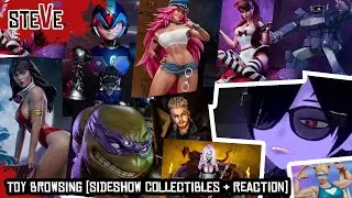 Toy Browsing (Sideshow Collectibles & ReAction) : Steve & Gora (Vtuber)