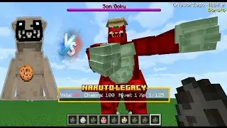 Minecraft Naruto Legacy 🔥 Son Goku VS Monster | Insane Boss Fight 😱