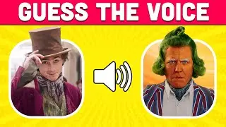 Guess The WONKA Character By Voice! Willy Wonka, Charlie, Noodle...